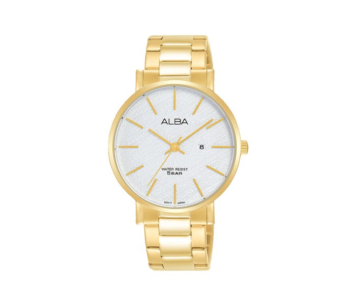 Alba AH7T60X1 34mm Womens Analog Fashion Watch - Golden - Zoom Image