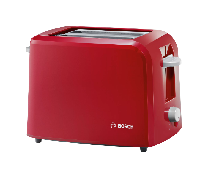 Bosch TAT3A014GB 980 Watts Compact Toaster - Red - Zoom Image 1