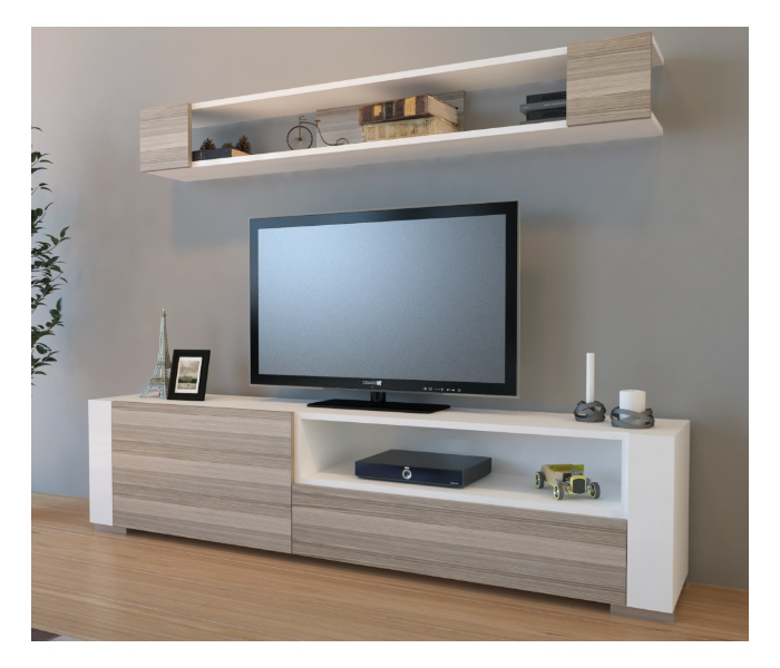 Arya TV Bench - White And Beige - Zoom Image 1