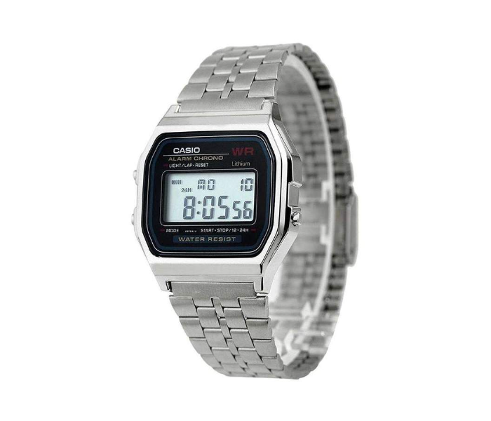 Casio A159WA-N1DF Analog Stainless Steel Wristwatch - Stainless Steel - Zoom Image 4