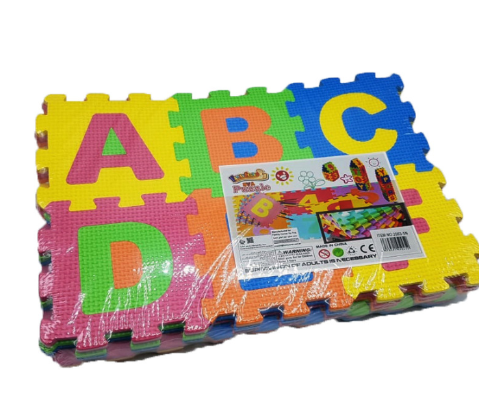 Family Center 22-2063-5N Eva Mat 36 Pieces English Number and Letter - Zoom Image 1