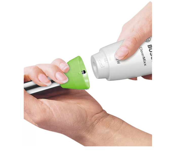 Bosch MSM2623GGB 600 Watts CleverMixx Hand Blender - White and Green - Zoom Image 5