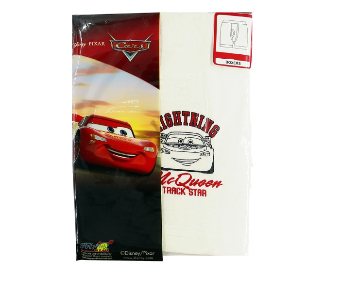 Disney CRWIB1 6 Years Cars Boxer - White  - Zoom Image