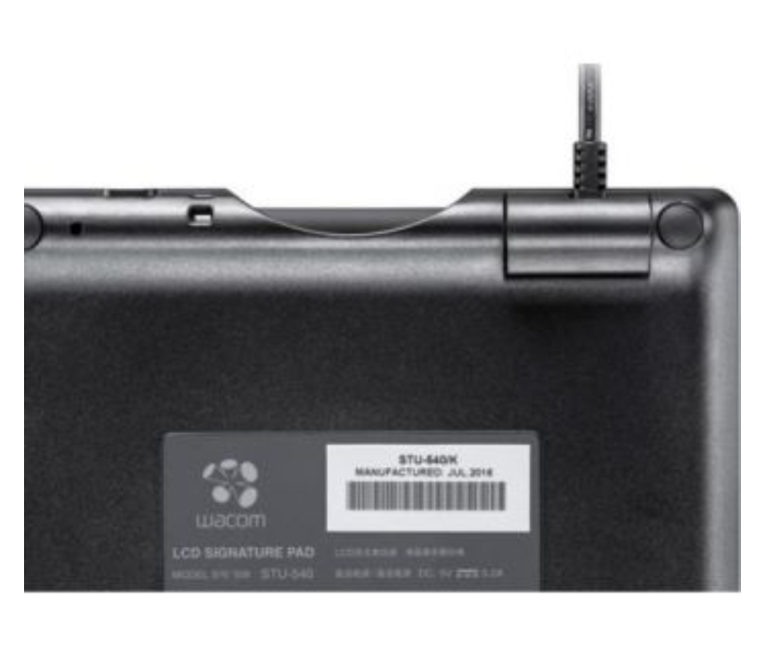 Wacom STU-540 Color Signature Pad - Black - Zoom Image 3