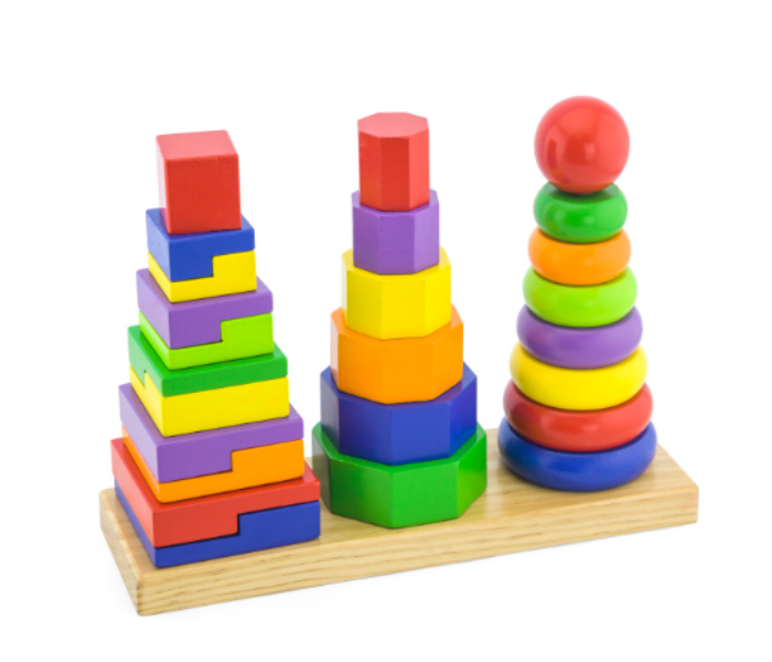 Brytostore BHT50567 Geometric Stacker Game - Zoom Image