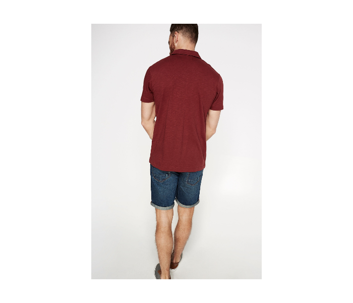 Springfield AW18 Polo Fancy T-Shirt X-Small For Men - Maroon - Zoom Image 4