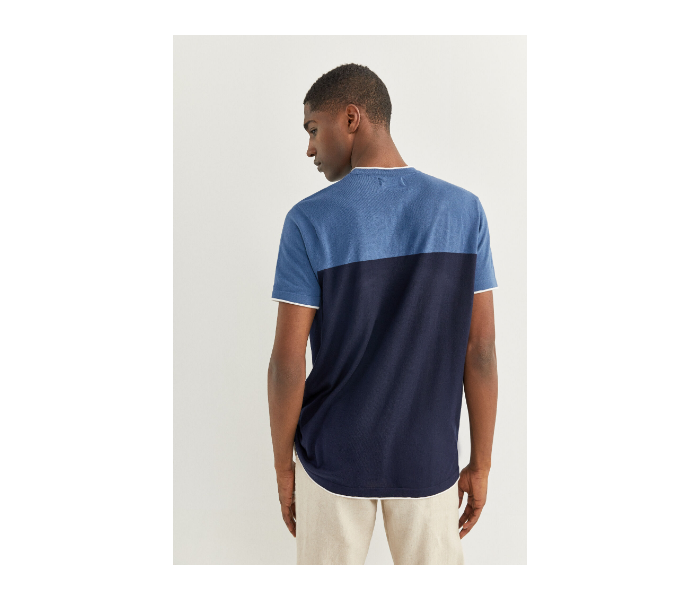 Springfield SS20 Polo T-Shirt Large For Men - Medium Blue - Zoom Image 4