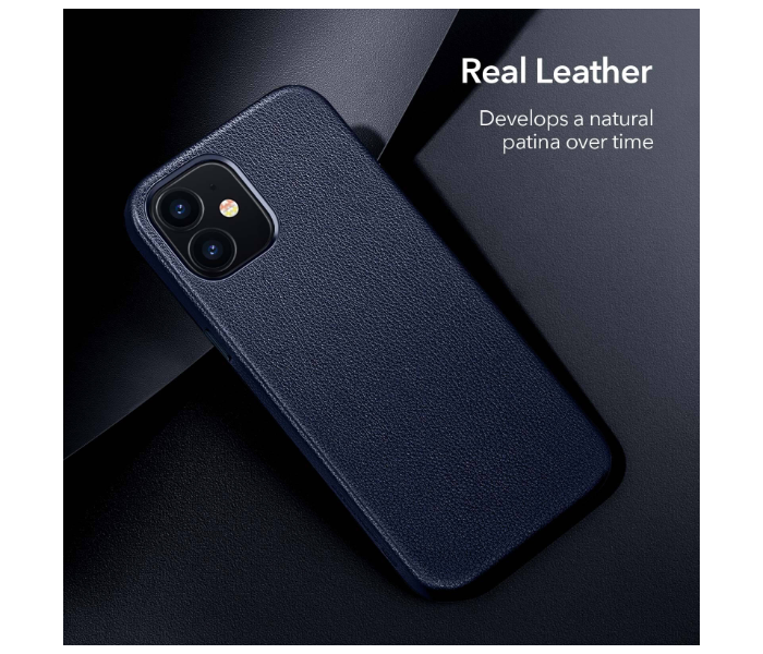 ESR Metro Premium Leather Case For iPhone 12Mini - Blue - Zoom Image 5