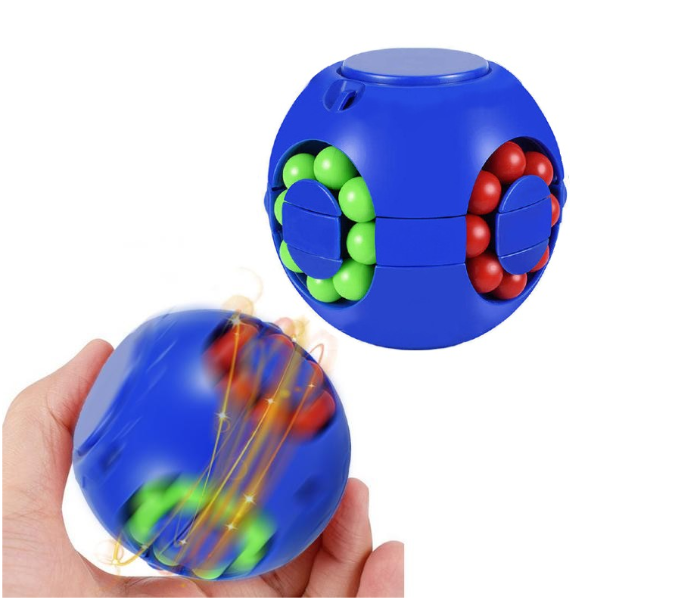 Magic Puzzle Bean Cube Hand Spinner Ball Toy - Zoom Image 2