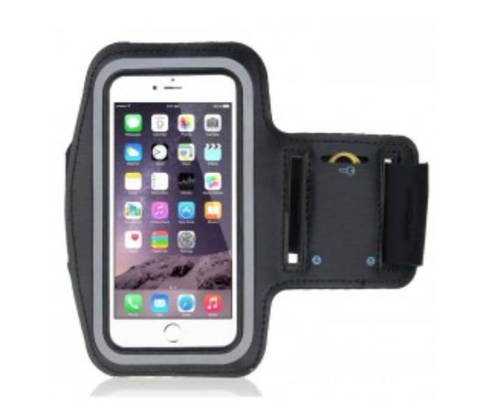 Zooni Running Sports Armband For Smartphones Under 5.5 Inches -Black - Zoom Image