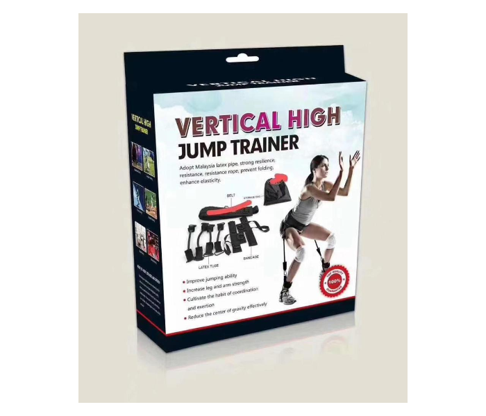 Vertical High Jump Trainer Resistance Bands - Black - Zoom Image 1