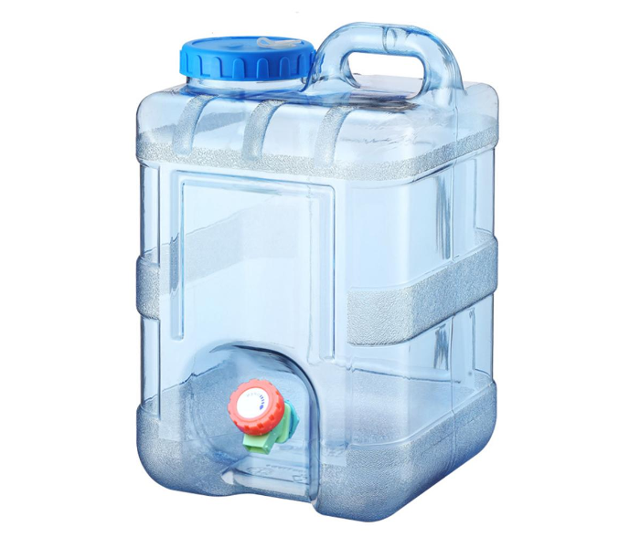 Portable 10 Litre Camping Water Container Dispenser - Blue - Zoom Image 1