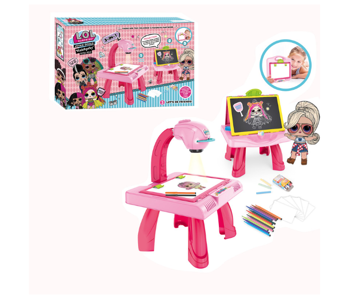 LQL 23-821 3-In-1 Painting Table Play Set - Zoom Image 2