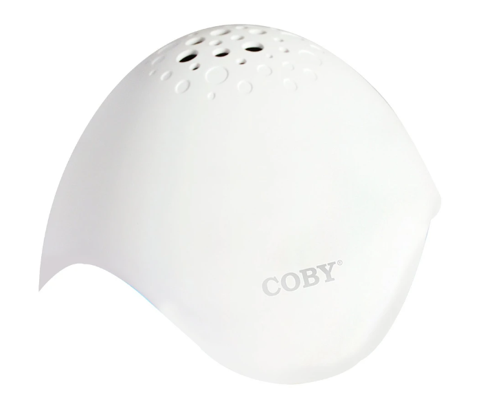 COBY CSBT326WH Light Up Bluetooth Dome Speaker - White - Zoom Image 3