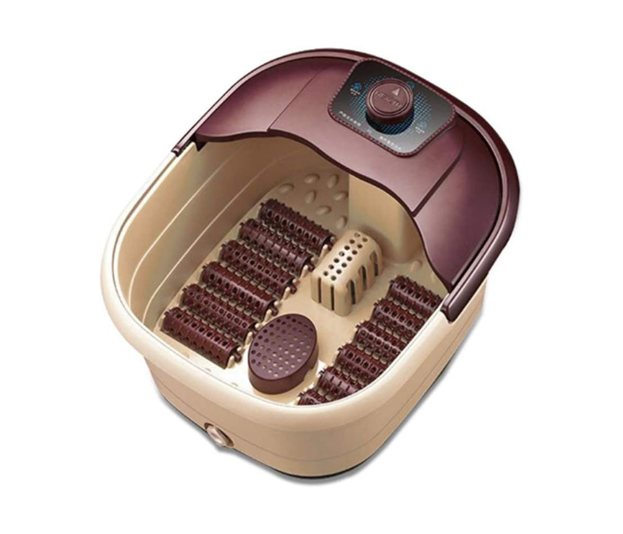 Bath Foot Spa Massager Adjustable Machine - Brown - Zoom Image 1