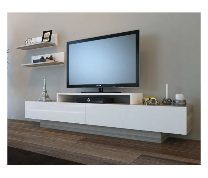 Lusi Cordoba TV Bench - White - Zoom Image 1