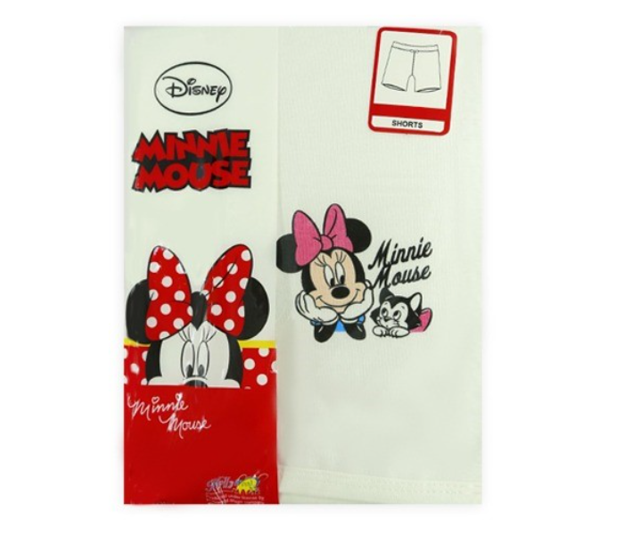 Disney MNWIB1 Minnie Mouse Shorts for 10 Year Kids - White  - Zoom Image 1