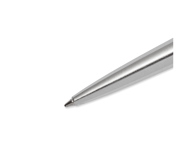 Parker Jotter Stainless Steel with Chrome Trim Ballpoint Pen Medium Point Blue Ink With Gift Box - Silver - Zoom Image 2