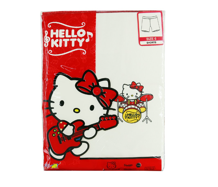 Hello Kitty HKWIB1 Shorts for 6 Year Kids - White - Zoom Image 1