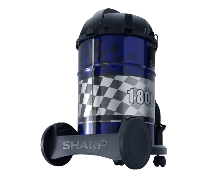 Sharp EC-CA1820-Z 1800W Barrel Type Vacuum Cleaner - Black and Blue - Zoom Image 3