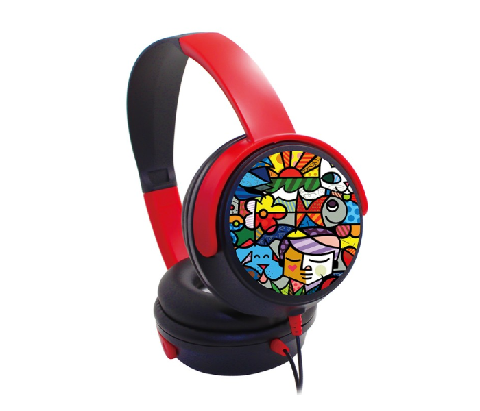 Trands TR-HS997 Kids Headphone - Red and Black - Zoom Image