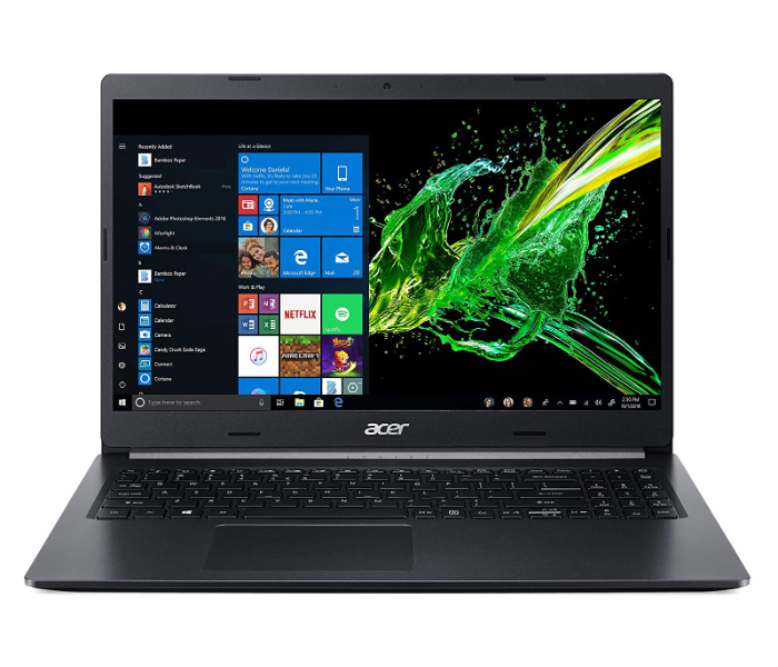 Acer Aspire 1 NX.GVZEM.003 14 inch Intel Celeron-N4000 Processor 4GB RAM 64GB eMMC Intel UHD Graphics Windows 10 - Black - Zoom Image 1