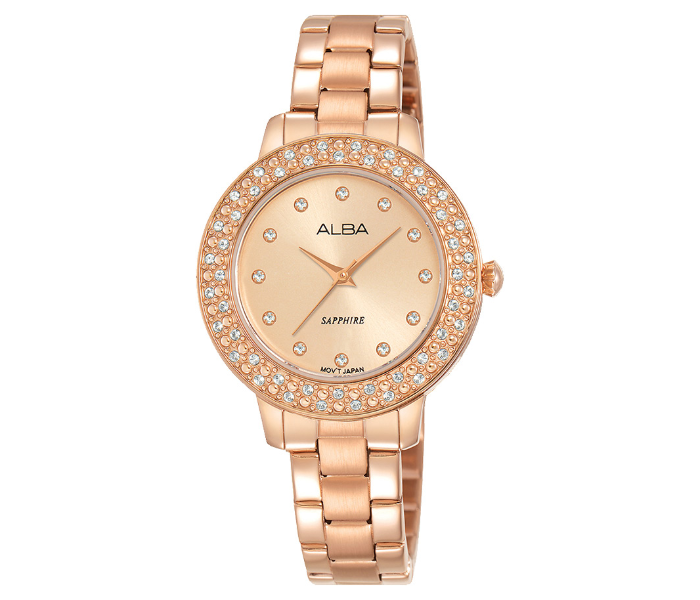 Alba AH8572X1 30mm Womens Analog Fashion Watch - Rose Gold - Zoom Image