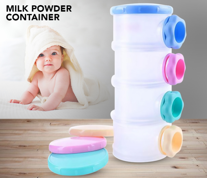 Baby Plus BP7335 Milk Powder Container - Multi Colour - Zoom Image