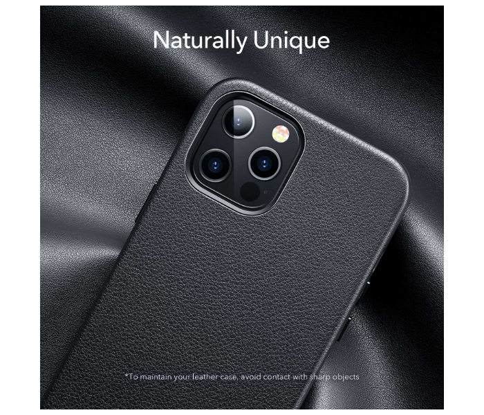 ESR Metro Premium Leather Case For iPhone 12Pro Max - Black - Zoom Image 8