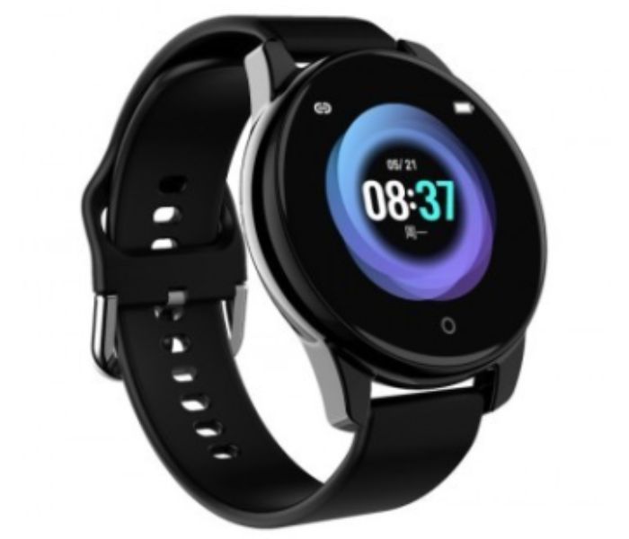 D15 Smart Watch with Heart Rate Monitor Wristband - Black - Zoom Image 1