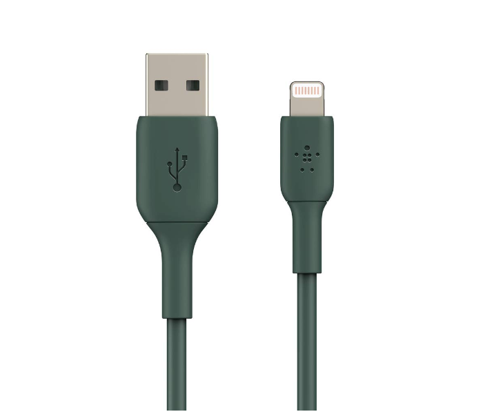 Belkin CAA001bt1MMG Boost Charge Lightning to USB-A Fast Charge Cable 1Meter - Midnight Green - Zoom Image 1