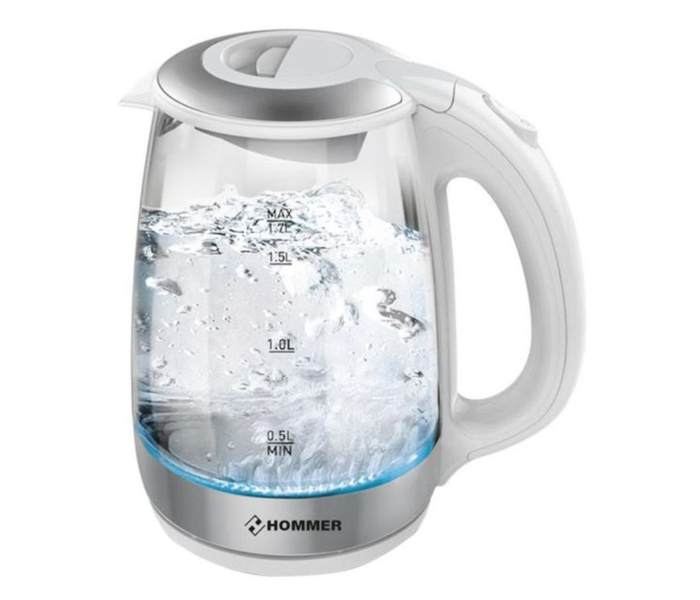 Hommer HSA222-09 1.7L Electric Kettle With Auto Lid - Transparent - Zoom Image