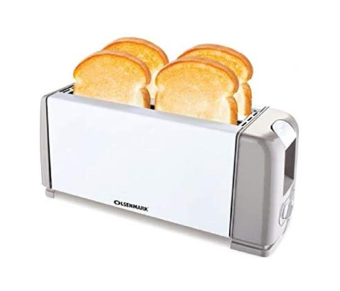 Olsenmark OMBT2270 4 Slice Bread Toaster - White and Grey - Zoom Image 5