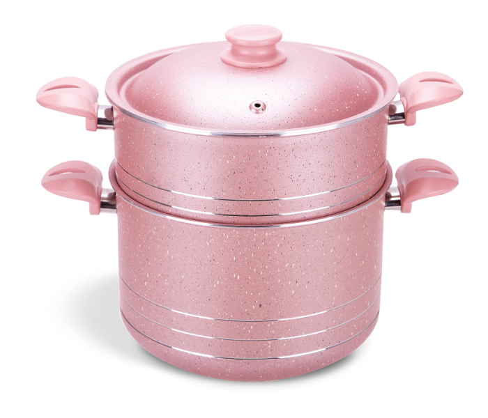 Avci HM Granitec 26cm 3 Piece Couscous Set - Pink - Zoom Image