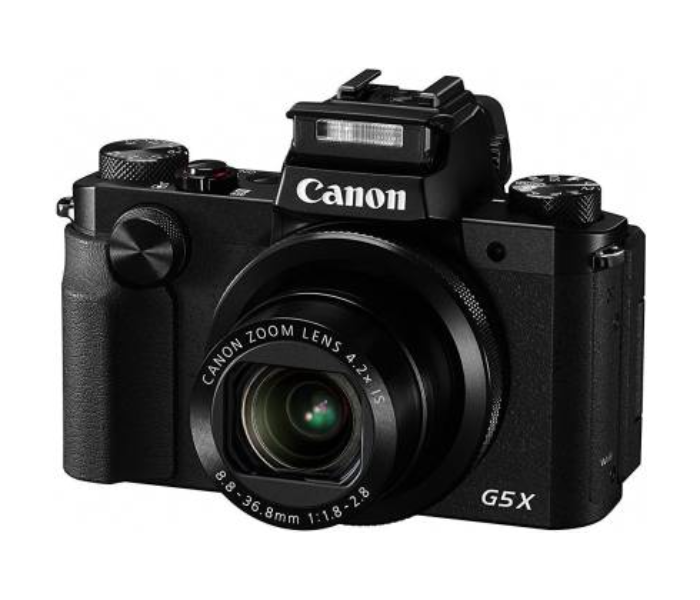 Canon PowerShot G5x 20.2 MP 4.2X Optical Zoom Digital Camera - Black  - Zoom Image 2