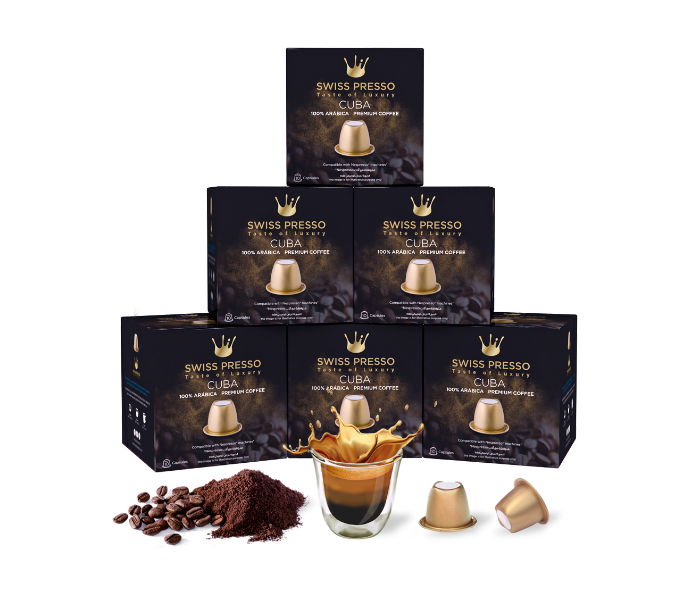 Swiss Presso Cuba 60 Cuba Capsules Compatible for Nespresso and Espresso - Zoom Image 1