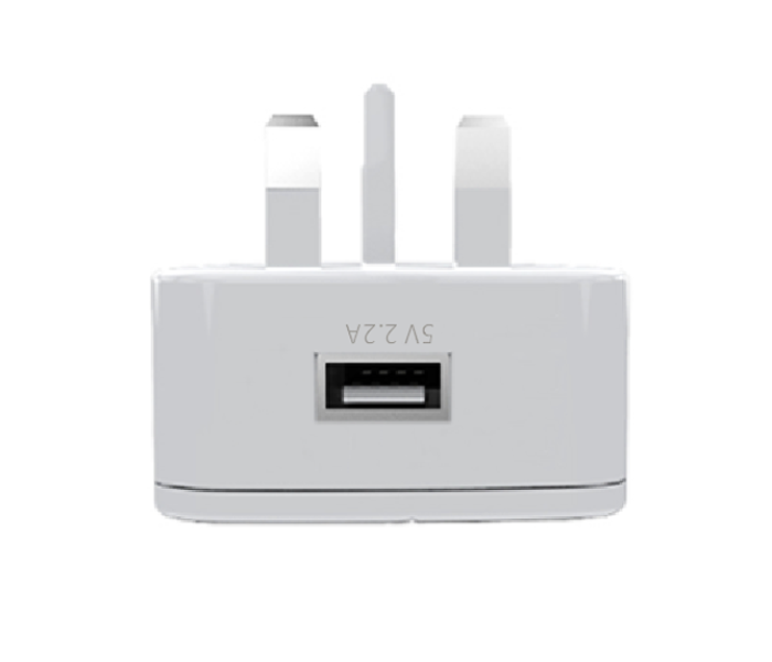 HeatZ ZAI07 Single Port Home Charger with Lightning Cable - White - Zoom Image 3