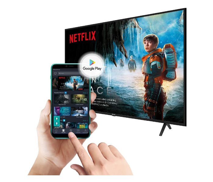 Hisense 55B7206UW 55inch Android 4K Smart LED TV - Black - Zoom Image 5