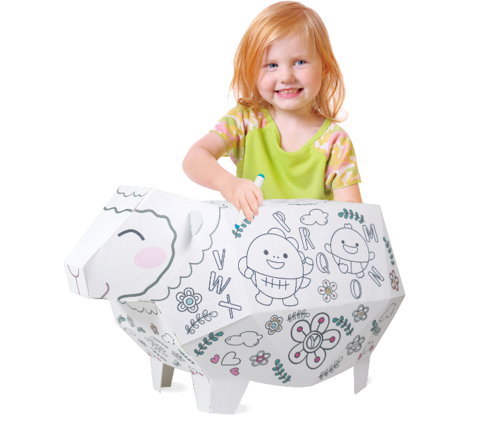 Family Center 23-032Z Diy Sheep Doodle Play Set - Zoom Image 1