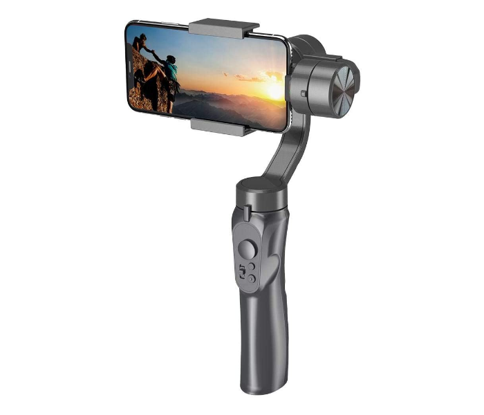 Gosmart 3-Axis Gimbal Handheld Stabilizer for Smartphone - Black - Zoom Image 1