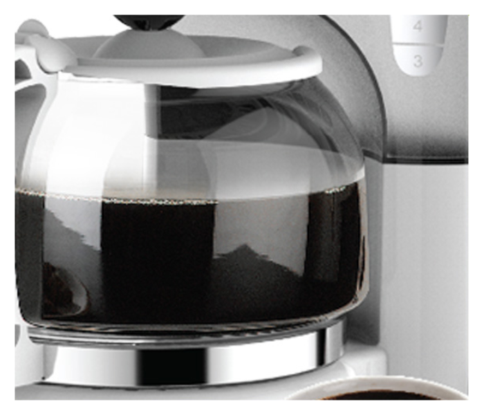 Clikon CK5126 1.25 Litre Coffee Maker - White - Zoom Image 2