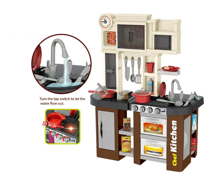 Family Center 18-922-102 Kitchen Play Set With Faucet - Zoom Image 1