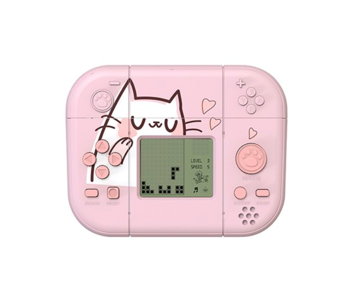 Shanshi Mini Handheld Airpods Pro Game Box Pods Case - Cat Pink - Zoom Image