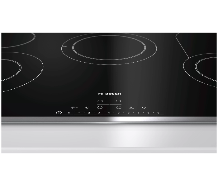 Bosch PKC845FP1M Series 6 80 cm Electric Hob - Black - Zoom Image 2