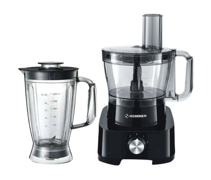 Hommer HSA239-02 750W Multifunction Food Processor - Black - Zoom Image 2