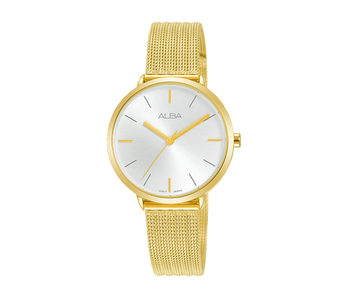 Alba AH8710X1 30mm Womens Analog Fashion Watch - Golden - Zoom Image