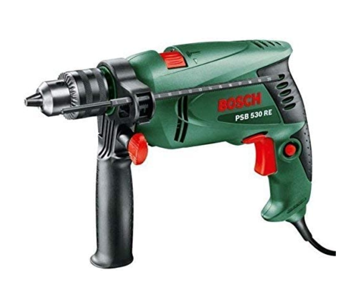 Bosch PSB 530 RE Drill and Screwdriver - Black and Green - Zoom Image 1