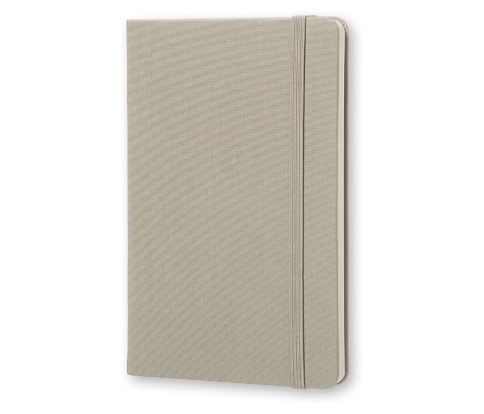 Moleskine 144 Pages Medium Two Go Textile Hard Cover Notebook - Ash Grey - Zoom Image 2