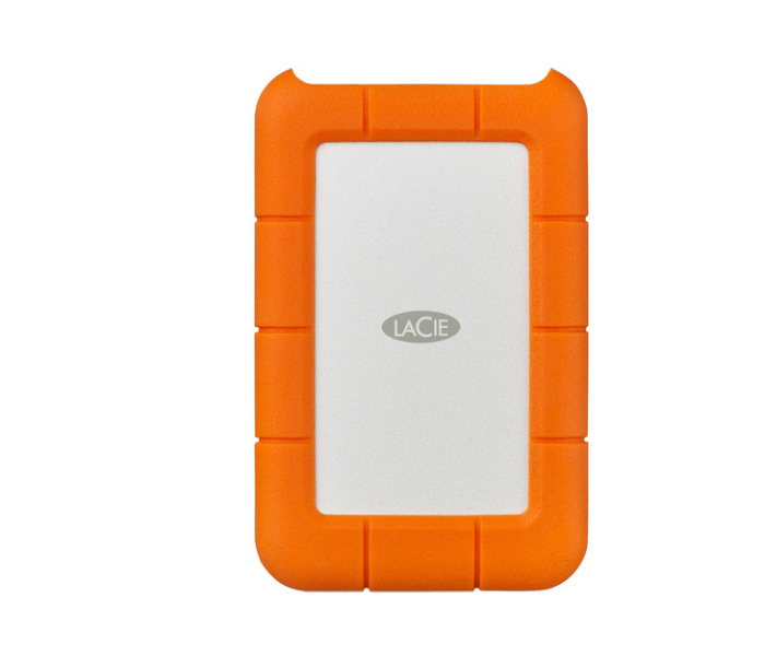 Seagate STFR1000800 LaCie Rugged USB 3.1 Type C Portable Hard Drive - White - Zoom Image 1