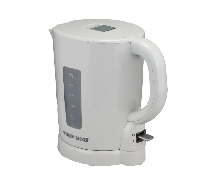 Black And Decker JC250-B5 1.7 Litres Concealed Coil Electric Kettle - White - Zoom Image 1